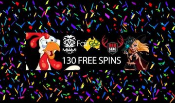 Claim 130 Free Spins with a trio if great casino offers in March 2020