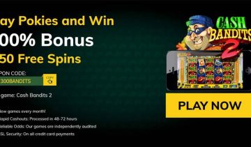 Aussie players can get 300% Bonus Cash and 50 Free Spins