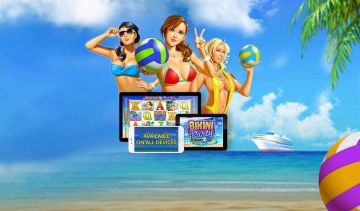 Bikini Party slot features superb Re-Spins & gorgeous beach babes