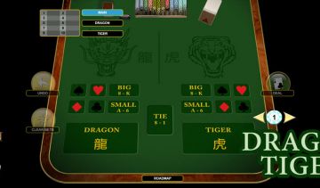 The new Dragon Tiger is a simplified card game based on Baccarat