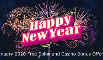 January 2020 Free Spins and Casino Bonus Offers