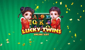 Lucky Twins slot's free spins bonus game includes random multipliers