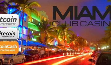 Miami Club Casino has a big winner and accepts BTC, BCH and LTC