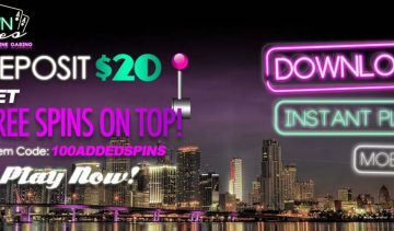 Check out this 100 Free Spins and $20 Free Chip bonus offer!