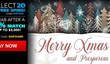 The best Christmas slots and Free Spins offers of 2019!